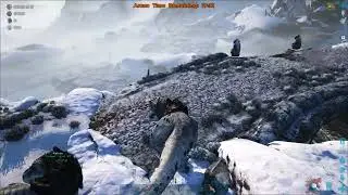2 Rex vs Megapithecus Boss fight | Ark Survival Evolved