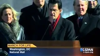 Leader Cantor Delivers Remarks At 2014 March For Life Rally