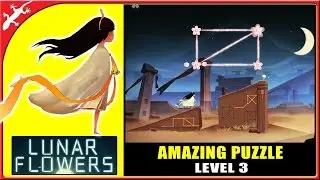 Lunar Flowers - Level 3 : Amazing & Beautiful Adventure Puzzle Game (ios Gameplay)