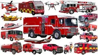 Fire Truck for Kids | Learn Fire Truck & Emergency Vehicles 🚒
