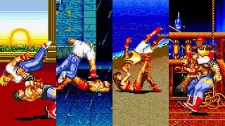 Streets Of Rage 2 - All Throws & Grab Moves