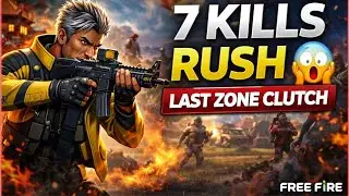 LAST ZONE FIGHT TURNED CRAZY 😱 | Free Fire Gameplay