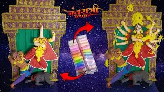 Durga Maa Making With Clay 🌸|| Durga maa Murti making 🐅special video #durgapuja2024 #durgamurti