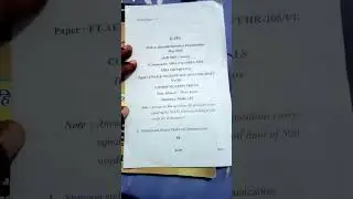 #vikram University Ujjain#exam #class #old question paper