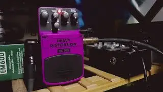 BEHRINGER HD300 Heavy Metal Distortion - Demo - By Wat Suwat -(No talk)