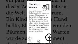 Das kurze Warten  #shorts #youtubeshorts #deutsch #deutschlernen #german #learnGerman
