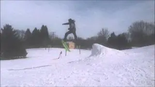Epic Sledding Jump! Fail