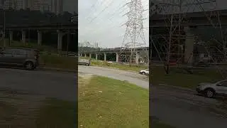 Train Running On Sky Railway🚃🤩#Shorts