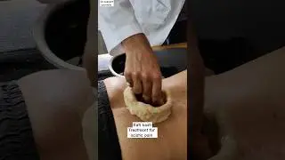 Kati basti treatment for sciatic pain relief panchkarma #viral #trending #youtubeshorts