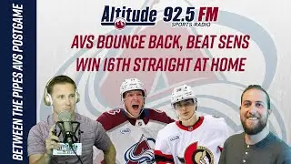 GM 43: Avs DESTROY Sens 8-2 as Manson gets a Gordie