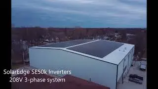 Solar Direct Commercial Solar Array. Canadian Solar and SolarEdge 208V 3-phase system