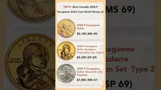 TOP10 Most Valuable 2000-P Sacagawea Dollar-2 #coin #dollar #coincollecting