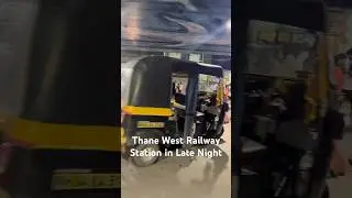 Thane West Railway Station in Late Night