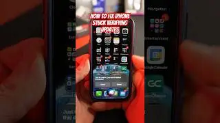 Stuck verifying updates on your iPhone? Here&rsquo;s the fix! #shorts #iphone