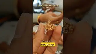 Gold ganesha ring designs 22karat Hallmarked. Lord ganesha gold ring designs. 24 Karat gold