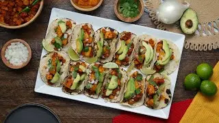 Vegan Butternut Squash Al Pastor Tacos • Tasty