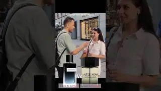 reakcje kobiet na Y edp lub la nuit de l'homme YSL#shorts