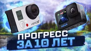 Обзор  GoPro Hero 12| Сравнение с Iphone 15 Pro Max и Hero 3+