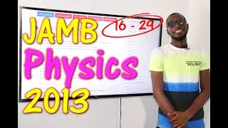 JAMB CBT Physics 2013 Past Questions 16 - 29