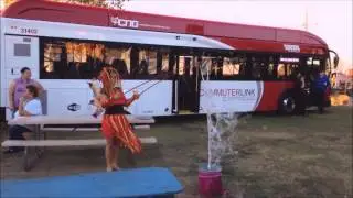 BeBop Fairy creates Huge Bubbles  So Cal Fair  2015