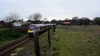755411 Passing Beeston Regis Level Crossing