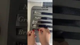 Cricut Maker ile İsime &Ouml;zel Kurdele | Personalized Name Tag Ribbon