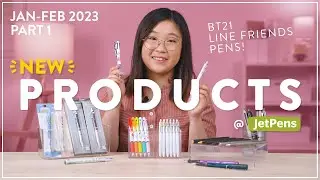 What&rsquo;s NEW at JetPens? | Jan-Feb 2023 STATIONERY Round-up! New BT21 Line Friends Pens!