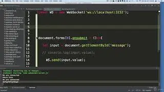 Broadcasting . The exciting World of Websockets - Small Chat App. Node JS