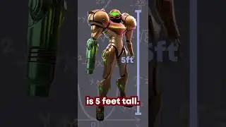 ZERO SUIT SAMUS METROID Height Comparison #shorts #didyouknowthat