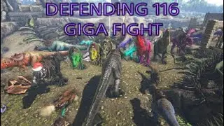 The Unknown (ARK PS4 PVP) 116 Server Defense Against WW