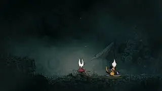 Shakra humming, Hornet chilling. | Hollow Knight: Silksong