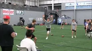 Brother Rice 2025 QB/OLB Michael Cygan highlights from the Legacy QB1 Selection