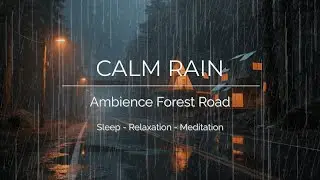 🔴 (NO ADS, NO THUNDER) Forest Rainscape - Calm Natural Rain for Deep Relaxation