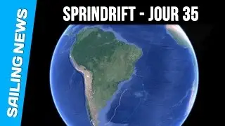 Spindrift - Troph&eacute;e Jules Verne -  Jour 35 - Un Atlantique Sud compliqu&eacute;