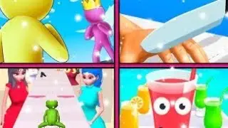 Juice Run 🆚 Stack Colors 🆚 Giant Rush!Game MaxLevel(AVOCA GAMING)