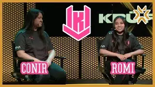 22' VCT Game Changers Champs: Kru Fem Conir & Romi Interview 11/15