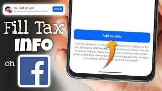How to Fill Tax Info in Facebook (2026) | Facebook Par Tax Information Kaise Bhare
