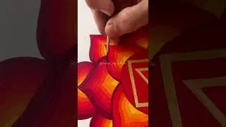 Muladhara Chakra &ldquo;the root chakra&rdquo; #art #chakra #easyart #drawing #painting #tutorial #diy #bright