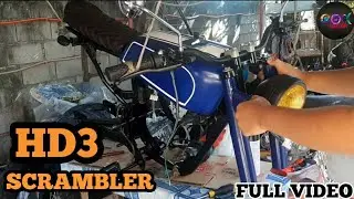 1999 KAWASAKI HD3 125 SCRAMBLER BUILD FULL VIDEO/ CBK CUSTOM BUILD!!!