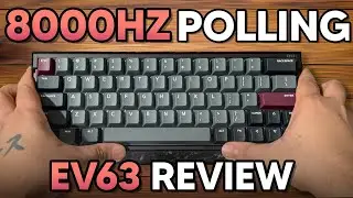 8KHz Polling Hall Effect | IQUNIX EV63 Unboxing & First Impressions
