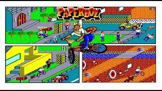 Paperboy Amstrad CPC speedrun
