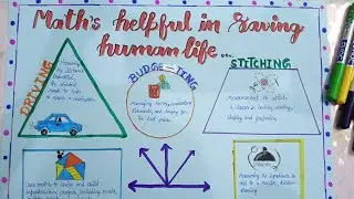 how math helps in saving our life,maths project ideas #mathproject#school