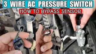 Car AC Refrigerant Pressure Sensor Problem | Compressor Not Engaged | Bypass 3 Wire AC Head Pressure