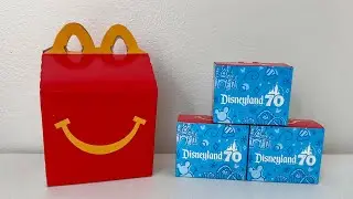 Открываем НОВЫЕ игрушки Happy Meal к 70-летию Диснейленда!