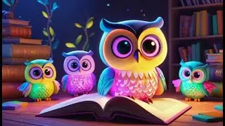 Three Little Owls Read a Book | Storytime Song for Kids | Nursery Rhymes and Early Literacy