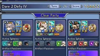 Dad Life has me busy, so I used Theologica Team Comp for Quick Win! Dare 2 Defy 4 SHINRYU [DFFOO GL]