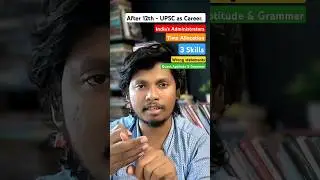 UPSC Career - After 12th ! #upscstrategy #upsctamil #upscexam #upscaspirants #upsc #motivation