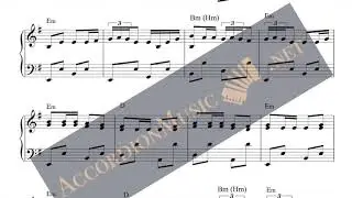 Ievan polkka - accordion + sheet music