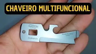 Chaveiro Ferramenta Multifuncional Ideal Para Kit EDC