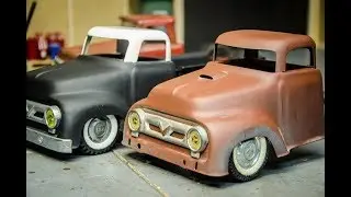 Chopping the top on a 57 Tonka Truck Cab
